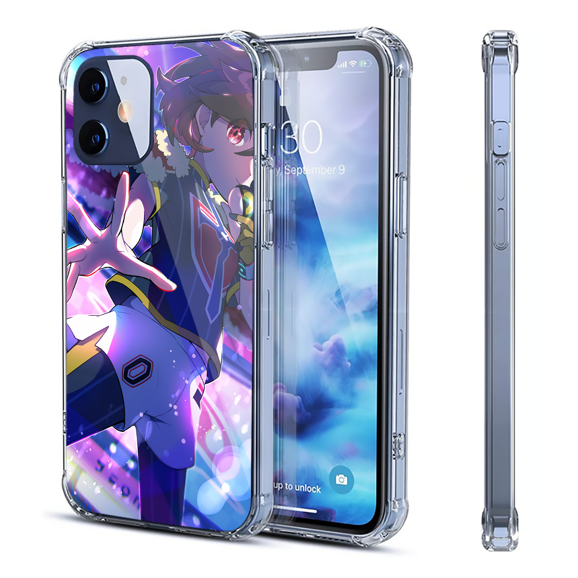 （画像用） ポケットモンスター Pokémon 【iPhone 12シリーズ対応】透明スマホケース（クリアソフトケース）